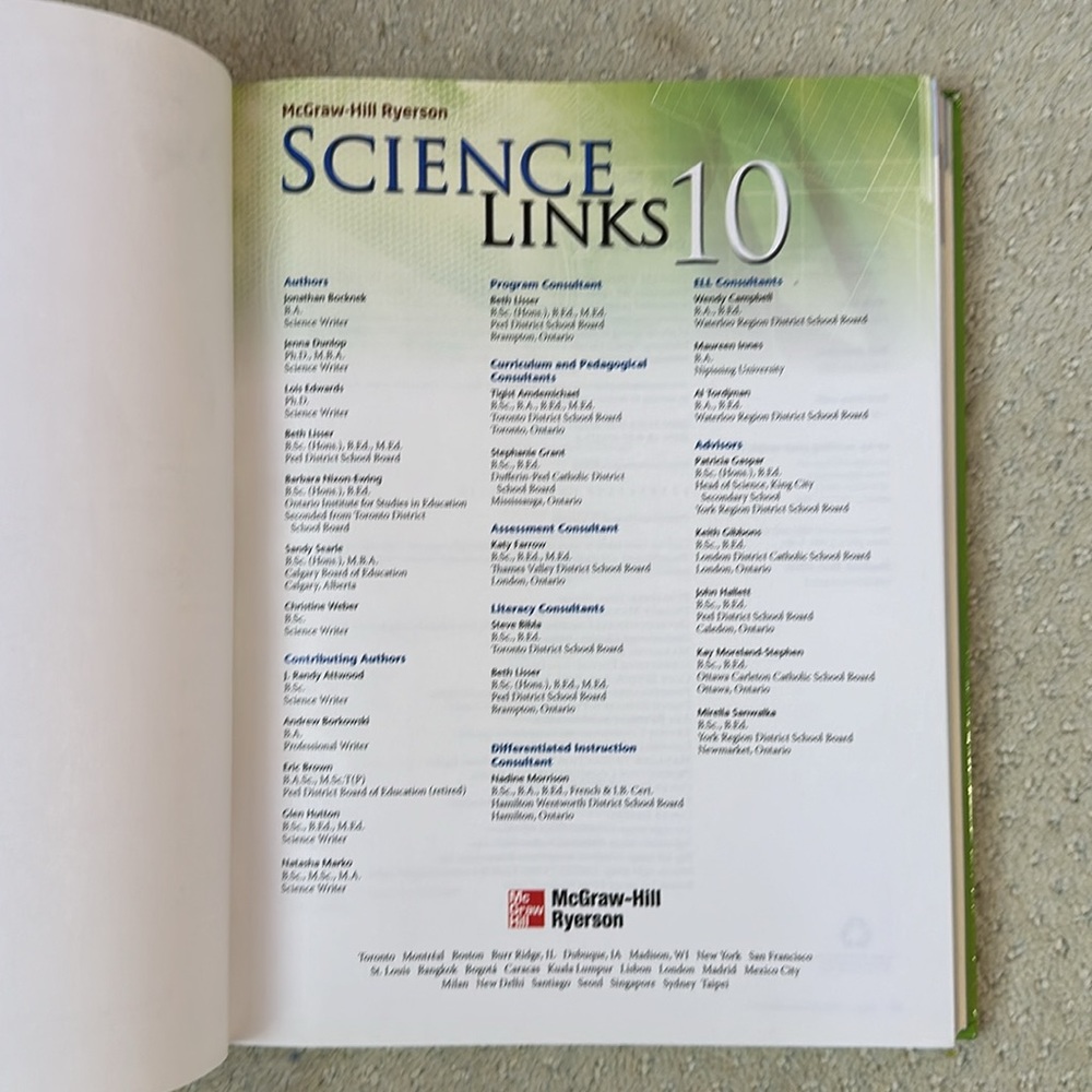 Science Links Grade 10 Text - Picture 2 of 7
